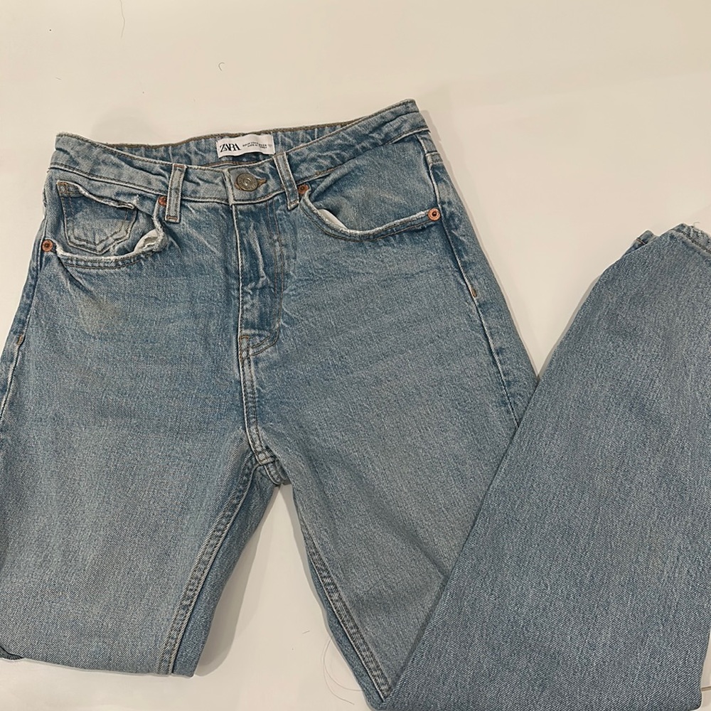 High waisted, Zara jeans